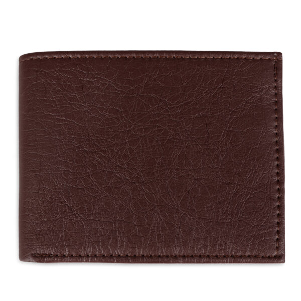 Buy Men Brown Color Leather Wallet online - Image 2