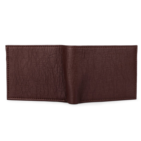 Buy Men Brown Color Leather Wallet online - Image 3
